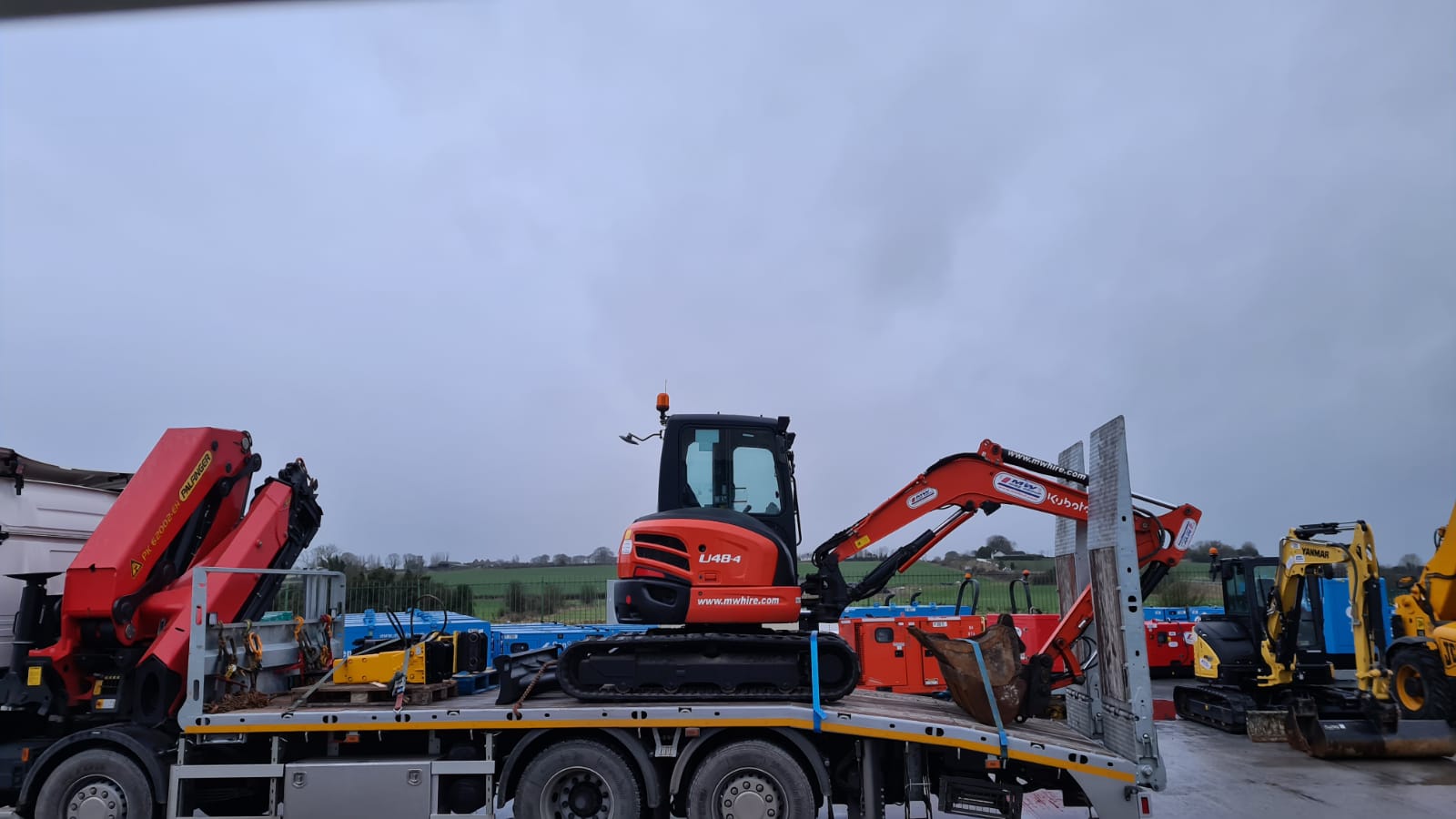 Ex rental Kubota U48 and attachments...SOLD